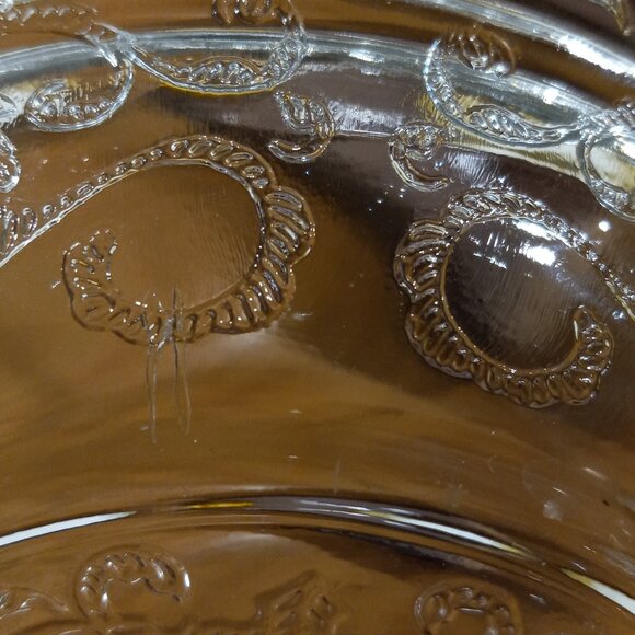 Vintage Federal Glass Indiana Glass Madrid Clear Domed Covered Butter Dish - Picture 13 of 13